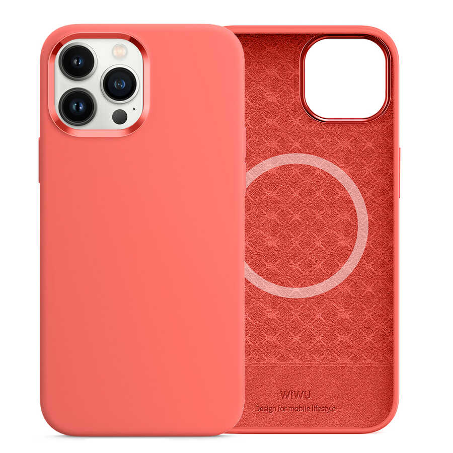 Wiwu M-safe iPhone 13 Pro Max Magsafe Silikon Telefon Kılıfı - 23 Wiwu M-safe iPhone 13 Pro Max Magsafe Silikon Telefon Kılıfı - 23